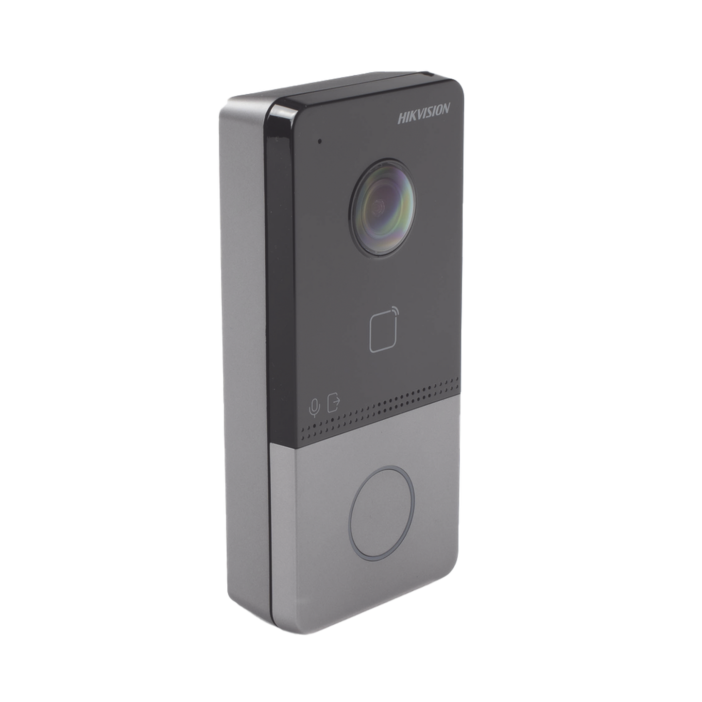 Videoportero IP 2 Megapixel / PoE Estandar / IP65 / Apertura desde Hik-connect / Soporta 1 Departamento y Hasta 6 Monitores / Soporta Tarjetas Mifare / 1 Salida Relay