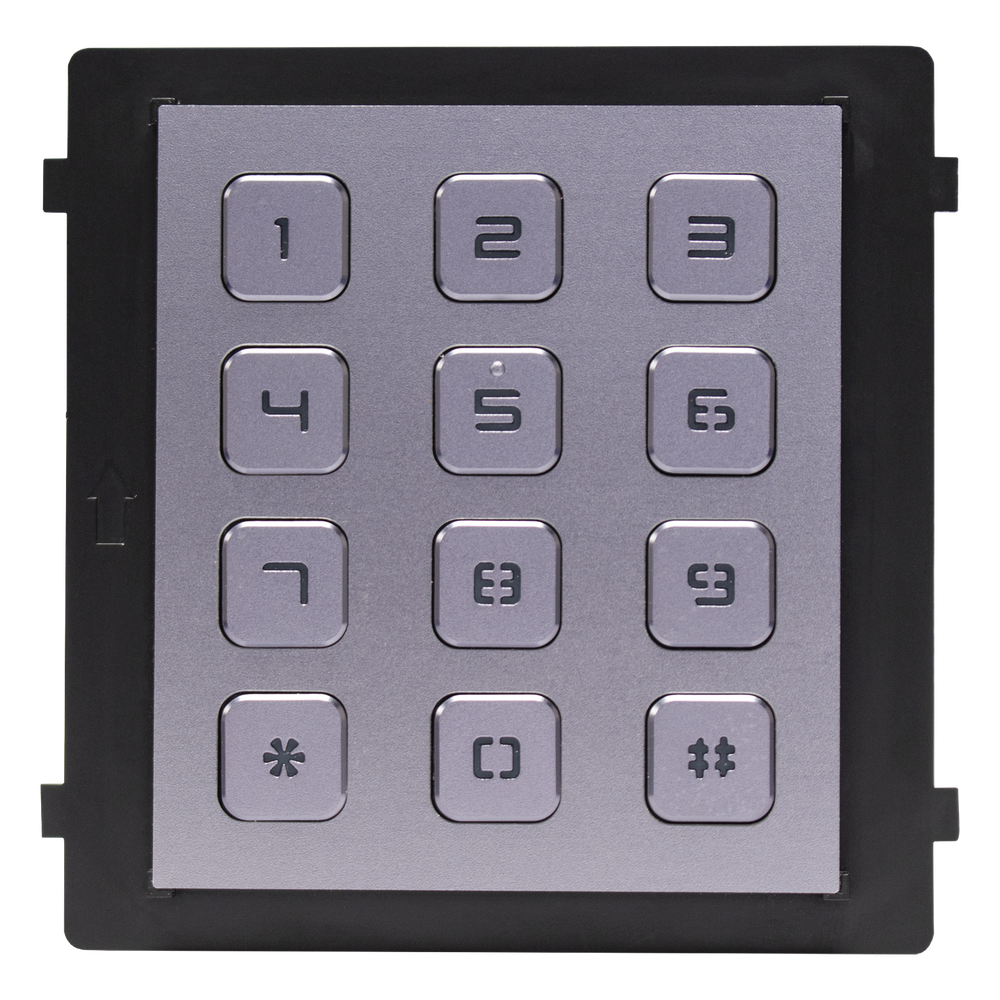 Módulo de Teclado para Frente de Calle Modular / Desbloqueo de Puerta Mediante Código / Llamada a monitor.