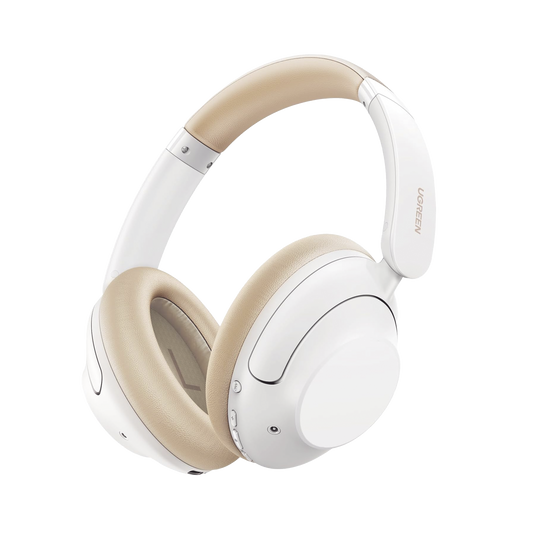 Audífonos Inalámbricos Hi Res | HiTune Max5 | Bluetooth/3.5mm | Cancelación Activa de Ruido | Autonomía de 90 horas | Color Blanco