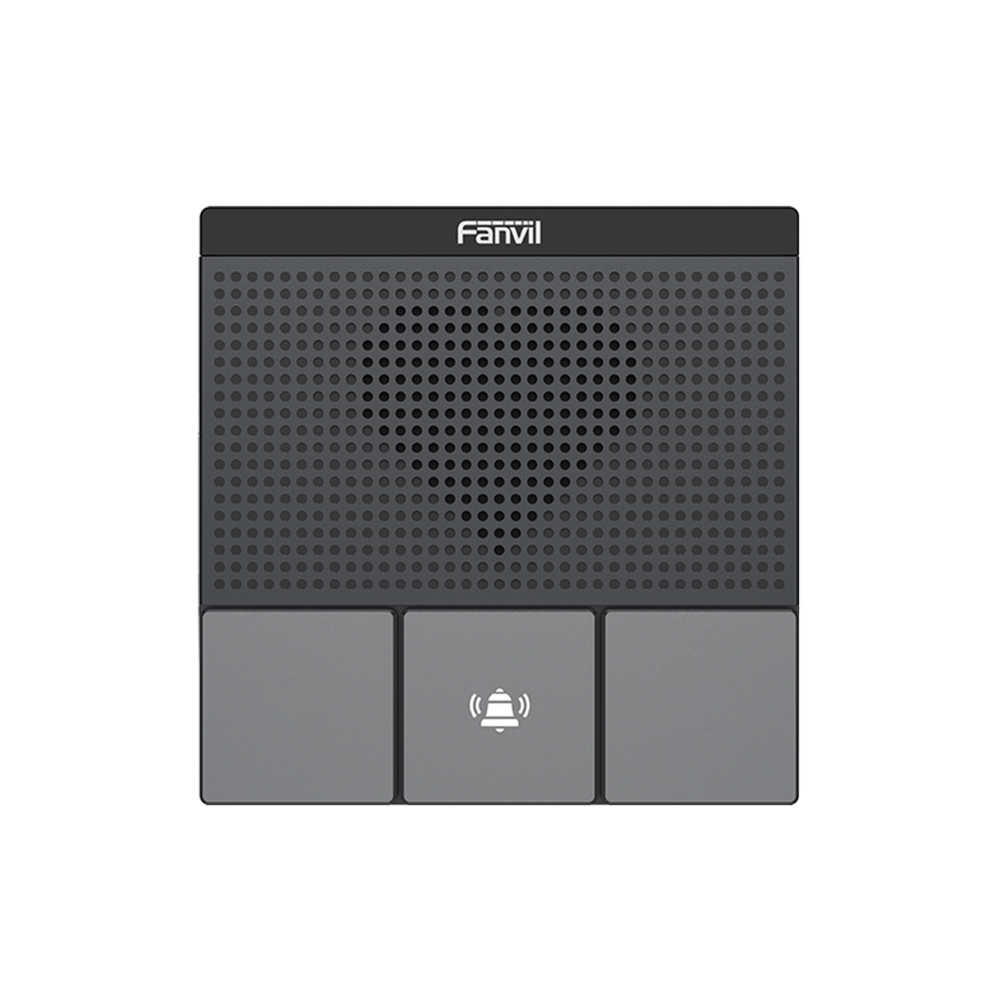 Mini Intercomunicador Wi-Fi para hotelería, hospitales, con diseño elegante, PoE, 3 botones, 1 relevador integrado de salida y entrada.