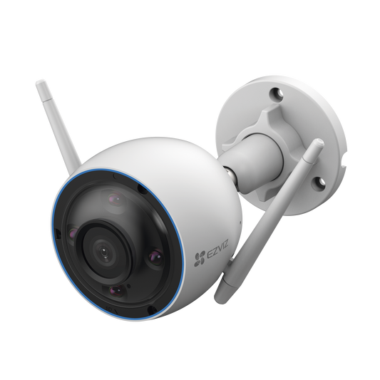 Bala WiFi 3 MP (2K) | Detección Humana y Vehicular | Alertas Personalizables | Colores en Oscuridad | Micro SD | Uso Exterior