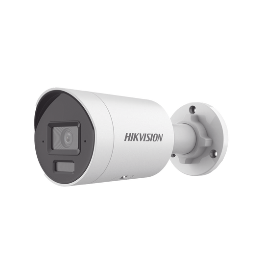 [Dual Light + 2 Micrófonos Integrados] Bala IP 4 Megapixel / Lente 2.8 mm / 40 mts Luz Blanca + 40 mts IR / ACUSENSE / Exterior IP67 / WDR 120 dB / PoE / ONVIF / Micro SD / Metal / ACUSEEK