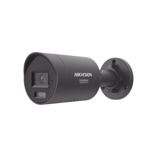[Dual Light + ColorVu 3.0 + HikAI] Bala IP 4 Megapixel / Lente 2.8 mm / 40 mts IR + Luz Blanca / 2 Microfonos Integrados / Exterior IP67 / WDR 130 dB / ACUSENSE 3.0 / Metal / NEMA 4X / ACUSEEK