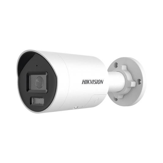 [Dual Light + ColorVu 3.0 + HikAI] Bala IP 8 Megapixel / Lente 2.8 mm / 40 mts IR + Luz Blanca / 2 Microfonos Integrados / Exterior IP67 / Estrobo Azul y Rojo / WDR 130 dB / ACUSENSE 3.0 / Metal / NEMA 4X / ACUSEEK