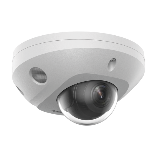 [Dual Light + 2 Micrófonos Integrados] Mini Domo IP 6 Megapixel / Lente 2.8 mm / 30 mts Luz Blanca + 30 mts IR / ACUSENSE / Exterior IP67 / IK8 /  WDR 120 dB / PoE / ONVIF / Micro SD / ACUSEEK