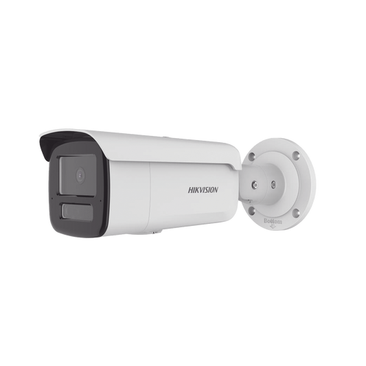 [Dual Light + 2 Micrófonos Integrados] Bala IP 4 Megapixel / Lente 4 mm / 80 mts IR + 80 mts Luz Blanca / ACUSENSE / Exterior IP67 / IK10 / WDR 120 dB / PoE / Micro SD  / ACUSEEK