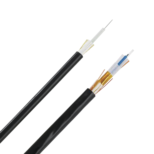 Cable de Fibra Óptica de 12 Hilos, Multimodo OM3 50/125 Optimizada, Interior/Exterior, Loose Tube 250um, No Conductiva (Dieléctrica), OFNP (Plenum), Precio Por Metro