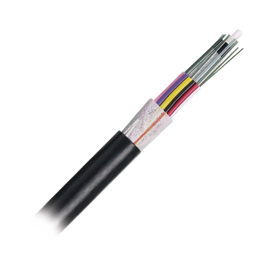 Cable de Fibra Óptica 12 Hilos, OSP (Planta Externa), No Armada (Dieléctrica), MDPE (Polietileno de Media Densidad), Multimodo OM3 50/125 Optimizada, Precio Por Metro