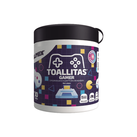 Toallitas Gamers, Excelente Opción Para Gamers Que Buscan Mantener Sus Consolas y Accesorios en Perfecto Estado, Libres de Suciedad y Protegidos Contra Bacterias