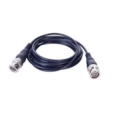 Cable Coaxial Armado con Conector BNC (Video) / Longitud de 2.2 Metros (7.22 Pies) / Optimizado para Cámaras 4K / Uso en Interior