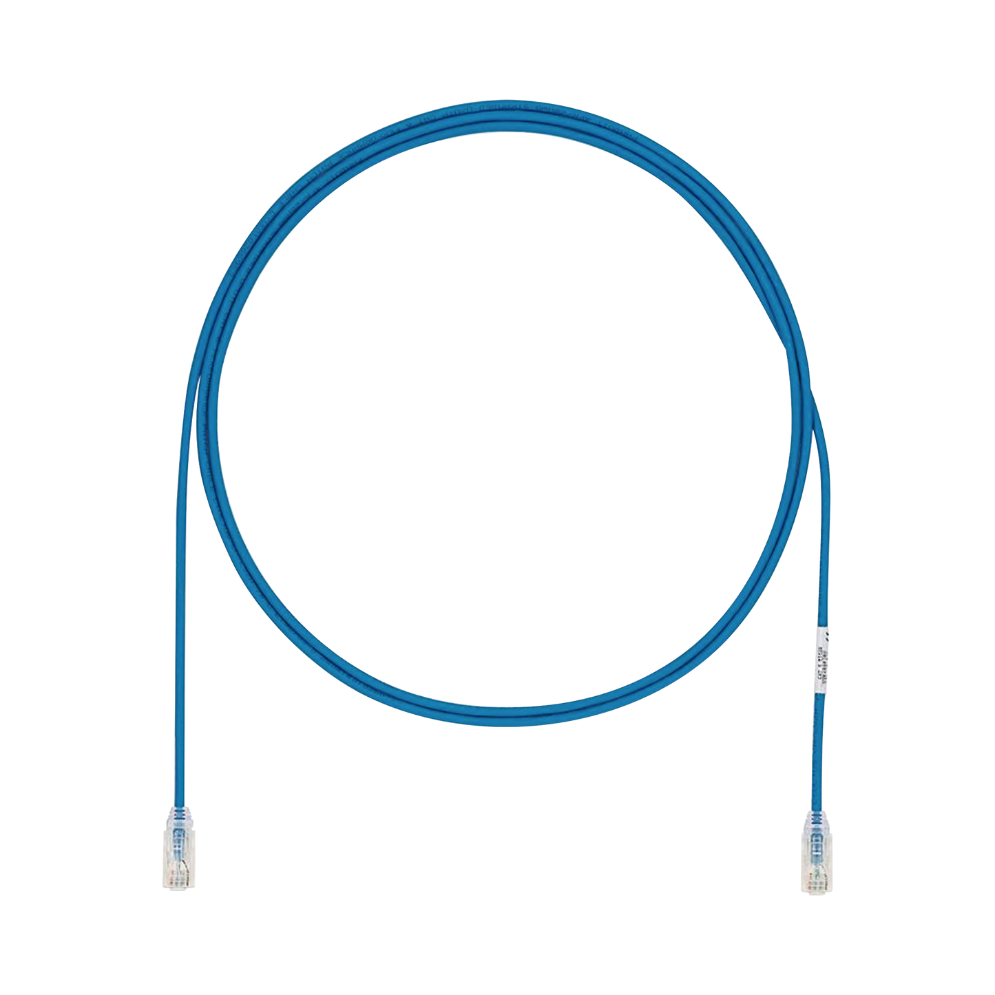 Cable de Parcheo UTP Cat6A, CM/LSZH, Diámetro Reducido (28AWG), Color Azul, 3.05 Metros (10 Pies)
