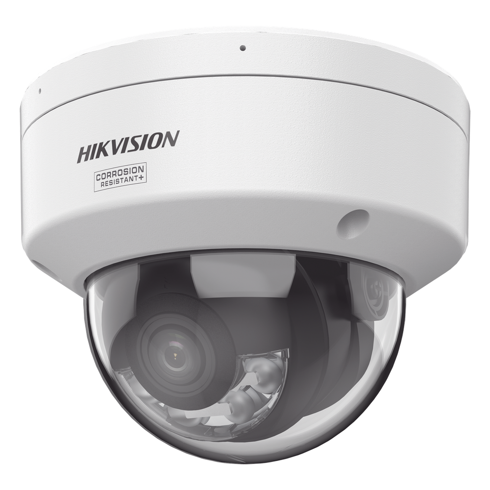 [Dual Light + ColorVu 3.0 + HikAI] Domo IP 4 Megapixel / Lente 2.8 mm / 30 mts IR + Luz Blanca / 2 Microfonos Integrados / Exterior IP67 / WDR 130 dB / ACUSENSE 3.0 / Metal / NEMA 4X / ACUSEEK