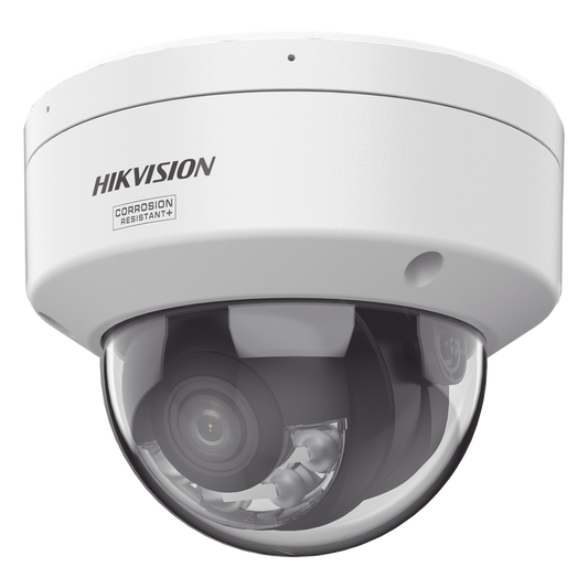 [Dual Light + ColorVu 3.0 + HikAI] Domo IP 4 Megapixel / Lente 2.8 mm / 30 mts IR + Luz Blanca / 2 Microfonos Integrados / Exterior IP67 / WDR 130 dB / ACUSENSE 3.0 / Metal / NEMA 4X / ACUSEEK