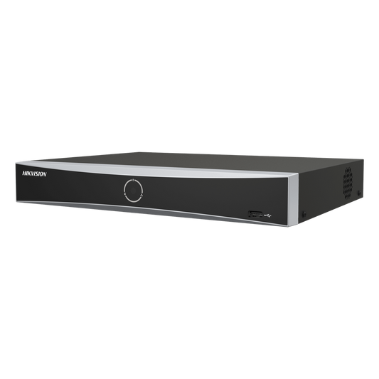 [Acusearch] NVR 12 Megapixel (4K) / 8 canales IP / 8 Puertos PoE+ / AcuSense (Evita Falsas Alarmas) / Reconocimiento Facial / 2 Bahías de Disco Duro / HDMI en 4K / Alarmas I/O / 300 Metros PoE Modo Extendido