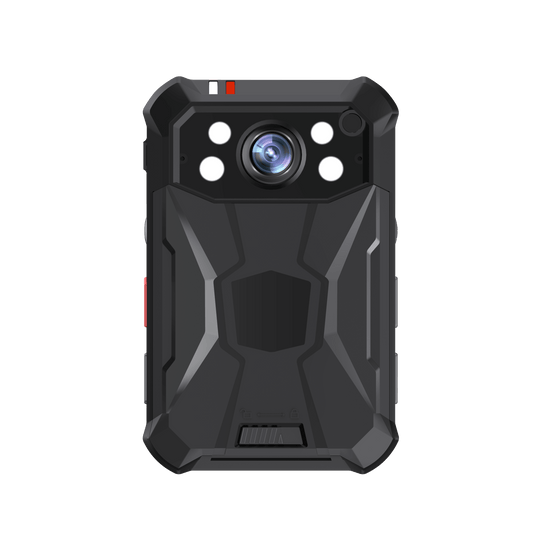 Body Camera Portátil / Grabación a 2K / Pantalla 2.4" LCD / IP68 / H.265 / 64 GB de Almacenamiento / GPS / WIFI / 3G y 4G / Fotos de Hasta 40 Megapixel / Micrófono Integrado con Reducción de Ruido / Batería Intercon