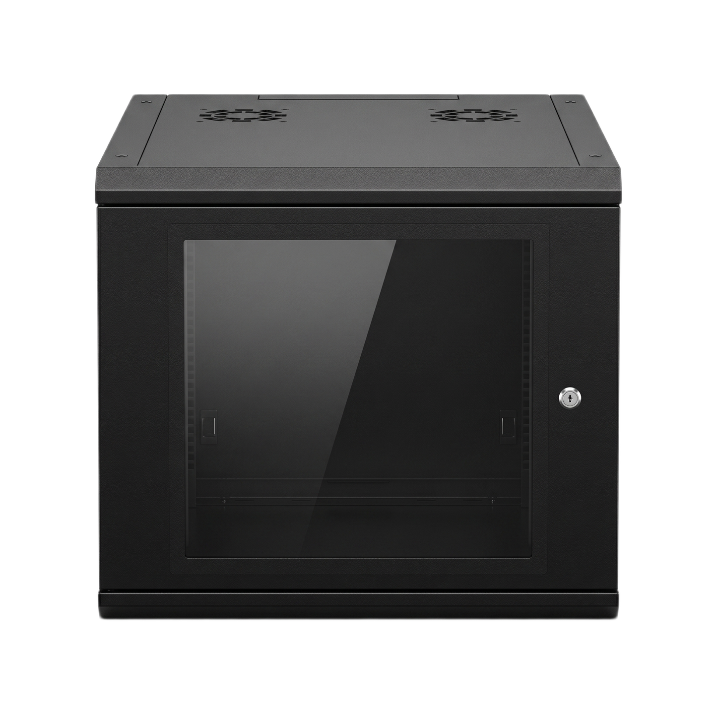 Gabinete de Pared 9U de 635 mm de Profundidad, Rack de 19 in en Acero Reforzado: Compacto y Resistente para Soluciones Profesionales