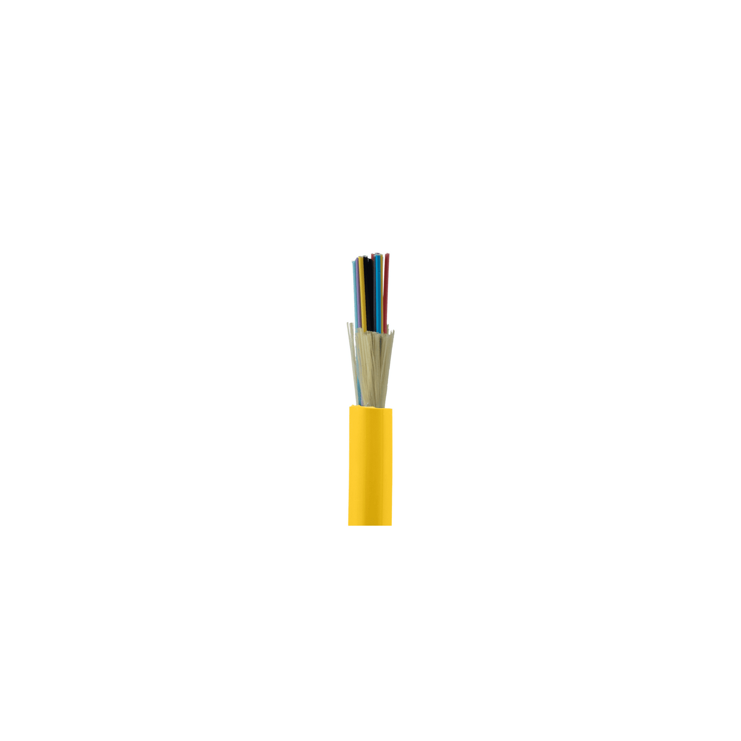 Cable de Fibra Óptica de 24 Hilos, Monomodo OS2 9/125, Interior, Tight Buffer 900um, No Conductiva (Dieléctrica), OFNR (Riser), Precio Por Metro